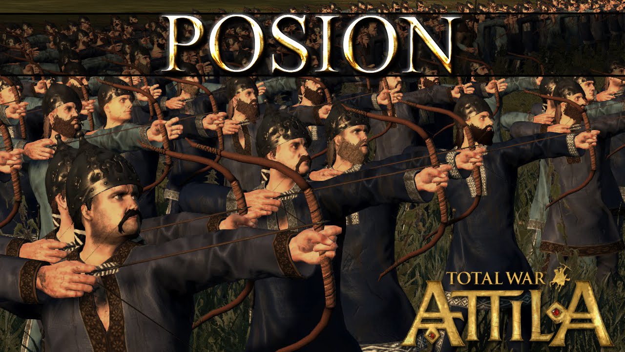 Poison Archers vs Germanic Archers - Exhaustion and Death DLC - Total War Attila Mechanics