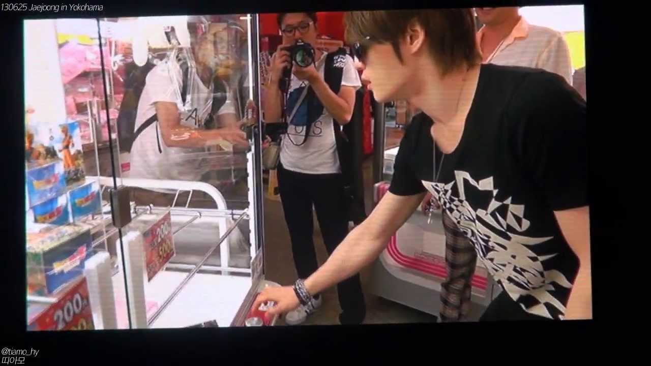 130625 Jaejoong in Yokomaha 인형뽑기(한국어 자막有)