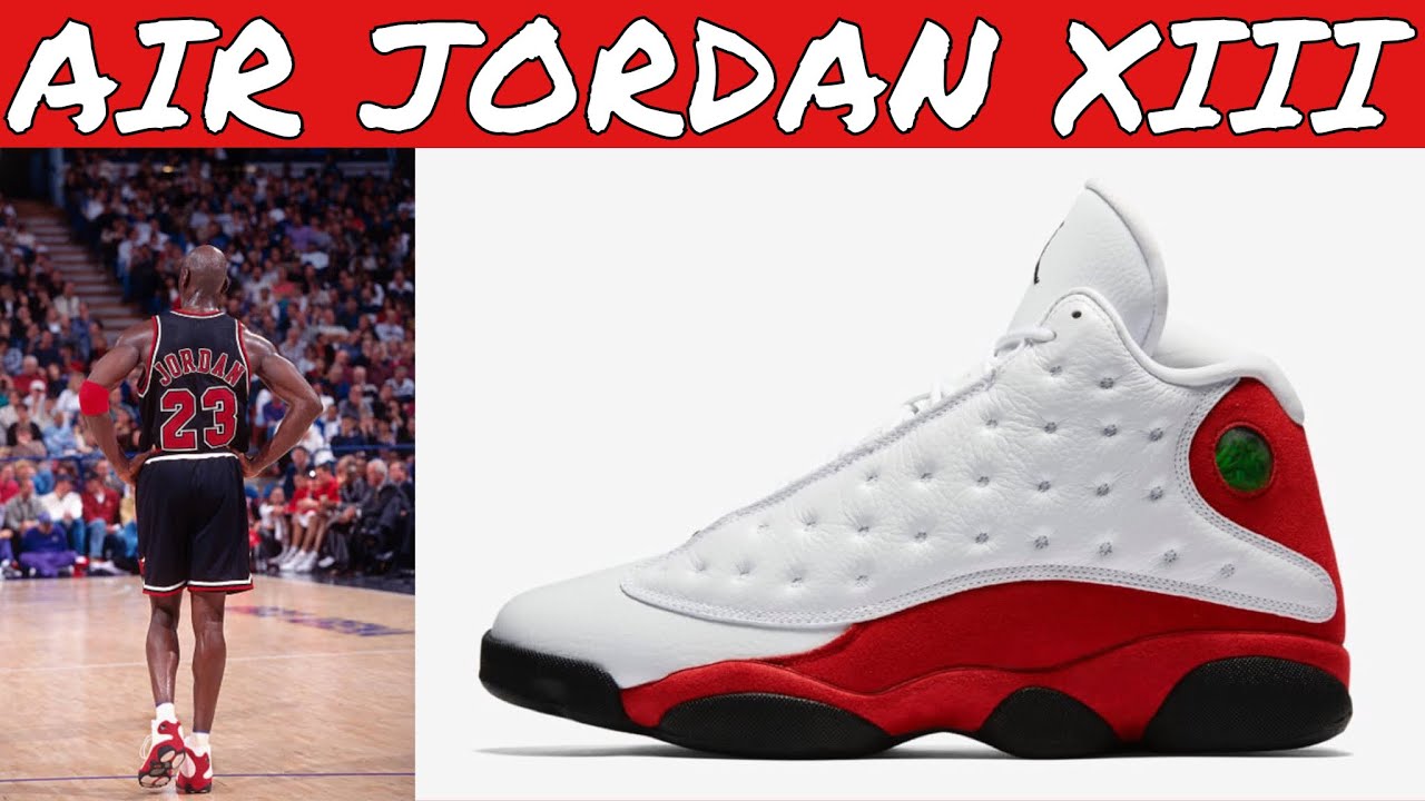 Michael Jordan Wearing The Air Jordan 13 White Red (Raw Highlights)