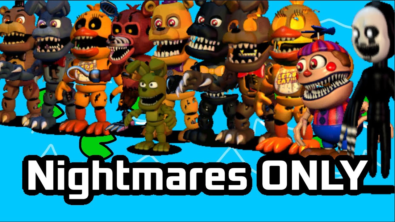 FNaF World Nightmares ONLY Challenge