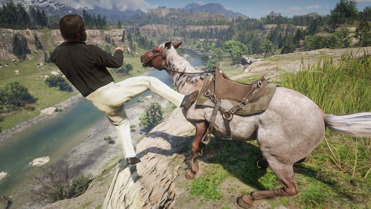Epic Horse Falls & Fails - Red Dead Redemption 2 - RDR2