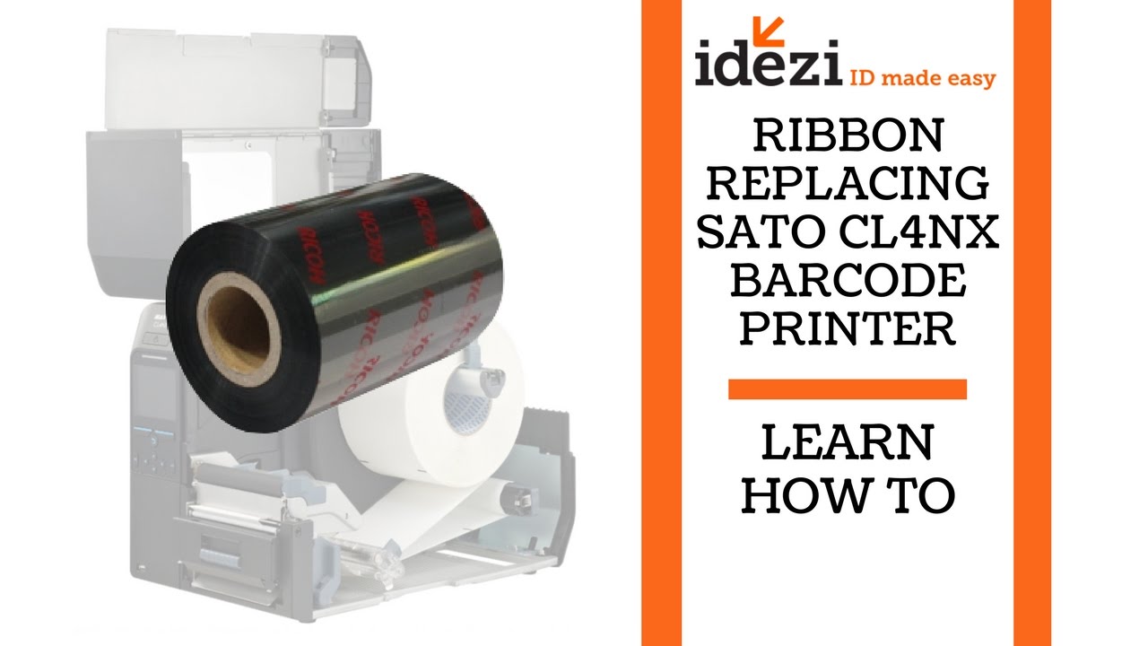 Sato CL4NX - Ribbon Replacement - Barcode Printer - Learn - Idezi 
