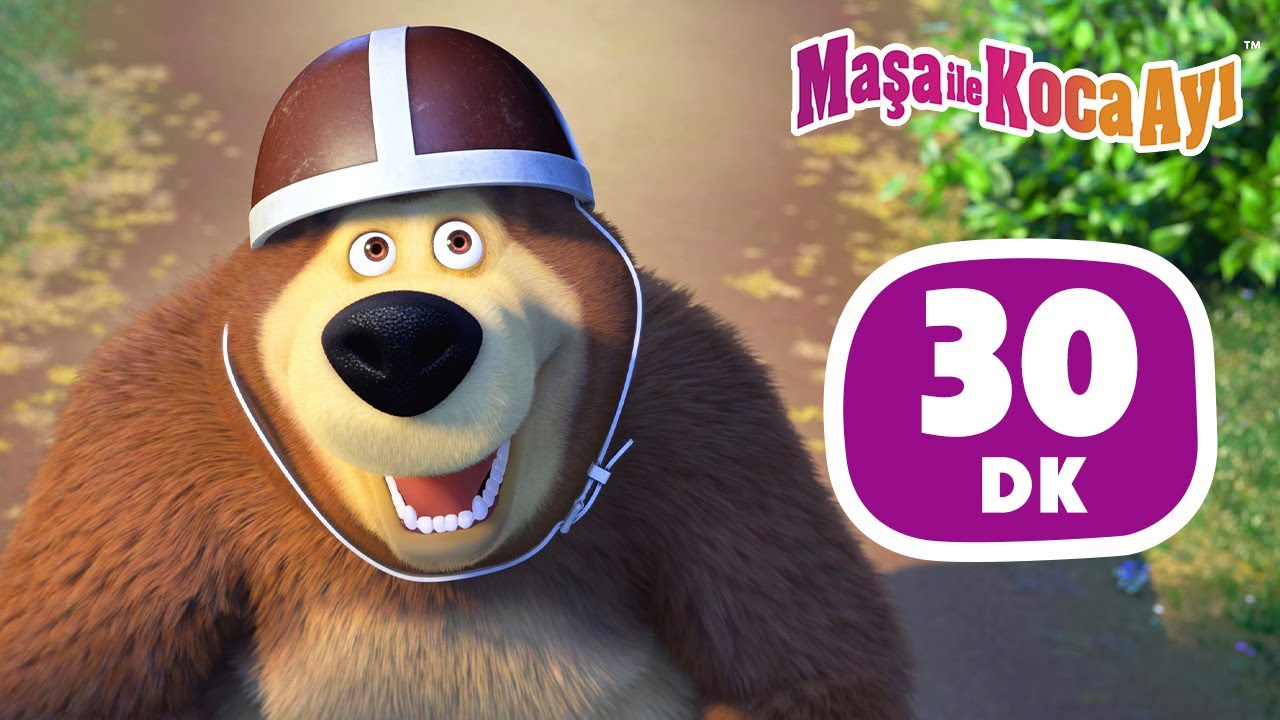 Maşa İle Koca Ayı | 🏁 Orman Bisiklet Turu 🚴‍♂️🔄 | 🎬 30 dk 🐻 Bölüm koleksiyonu