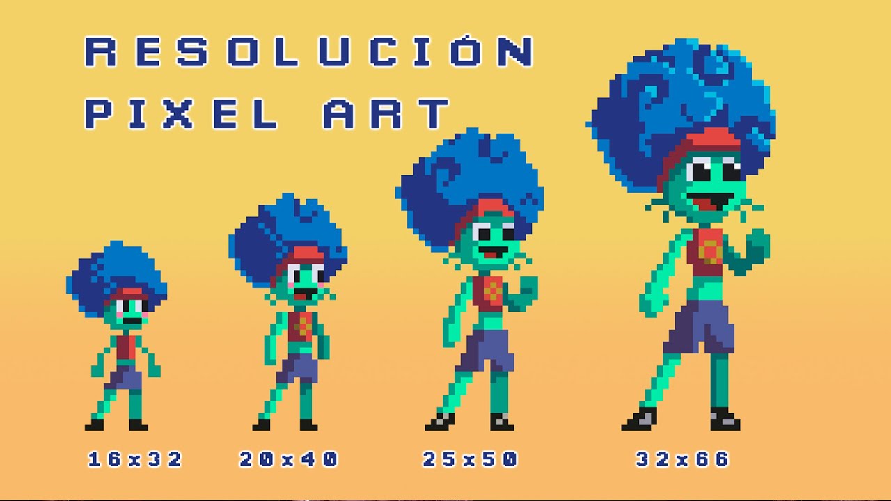 Pixel Art - El Tamaño SÍ Importa - Resolución Sprites 👾