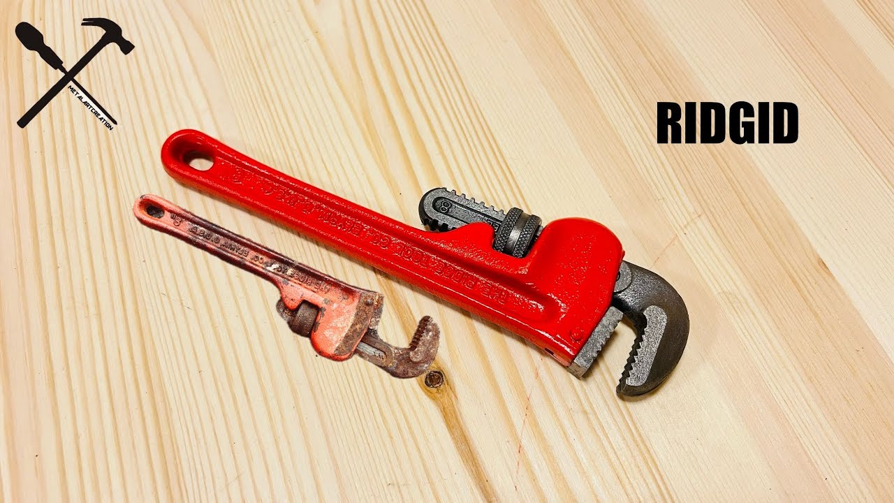 USA Made  Pipe Wrench Perfect Restoration