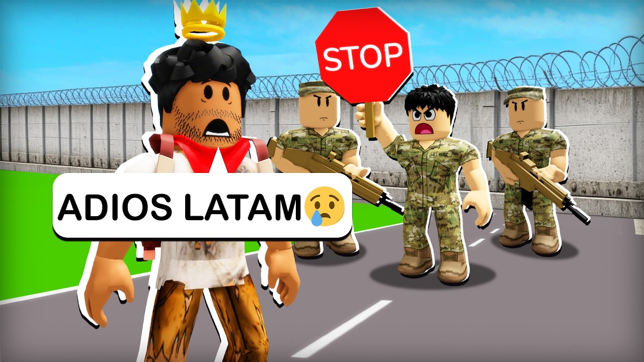 Crucé la FRONTERA más PELIGROSA de BROOKHAVEN 💀🔥