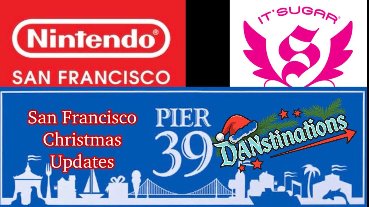A Christmas Night in San Francisco: Pier 39, Nintendo Store & It’Sugar