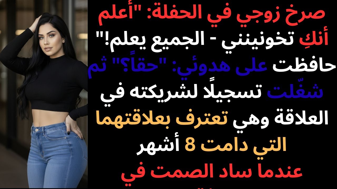 صرخ زوجي في الحفلة: 