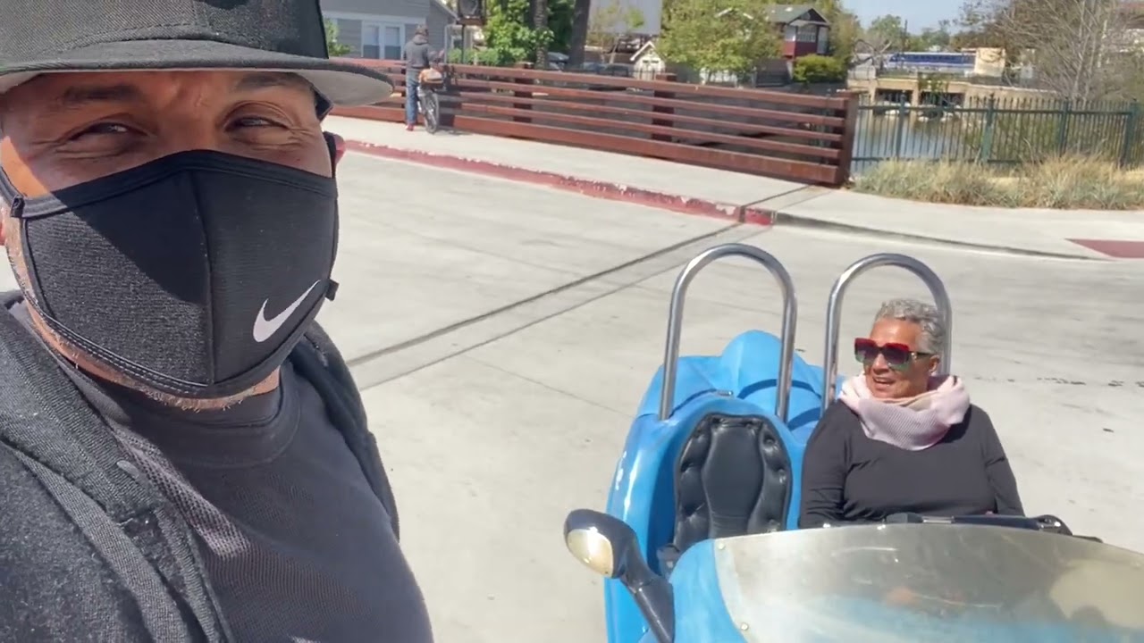 MY MOM CRASHED HER GO KART!