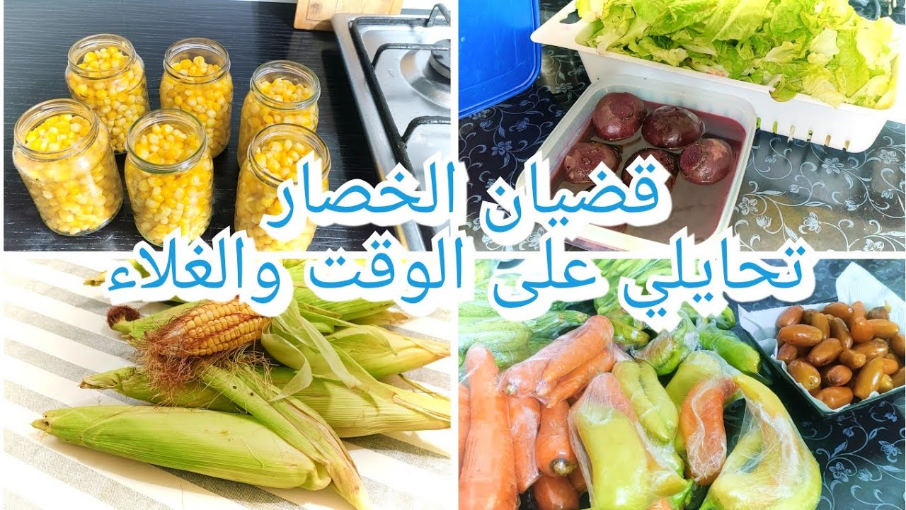 قضيان خضر 21يوم كيفاه تبقالي طرية وجديدة تدبيرة الباربا وتصبير الذرة