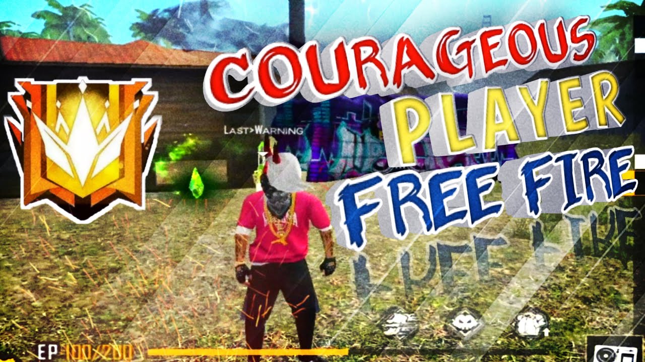 Courageou's Player in Free Fire || 1 vs 1 Season 2 Hip-Hop Bundle Room Match. Only Onetap Headshot's
