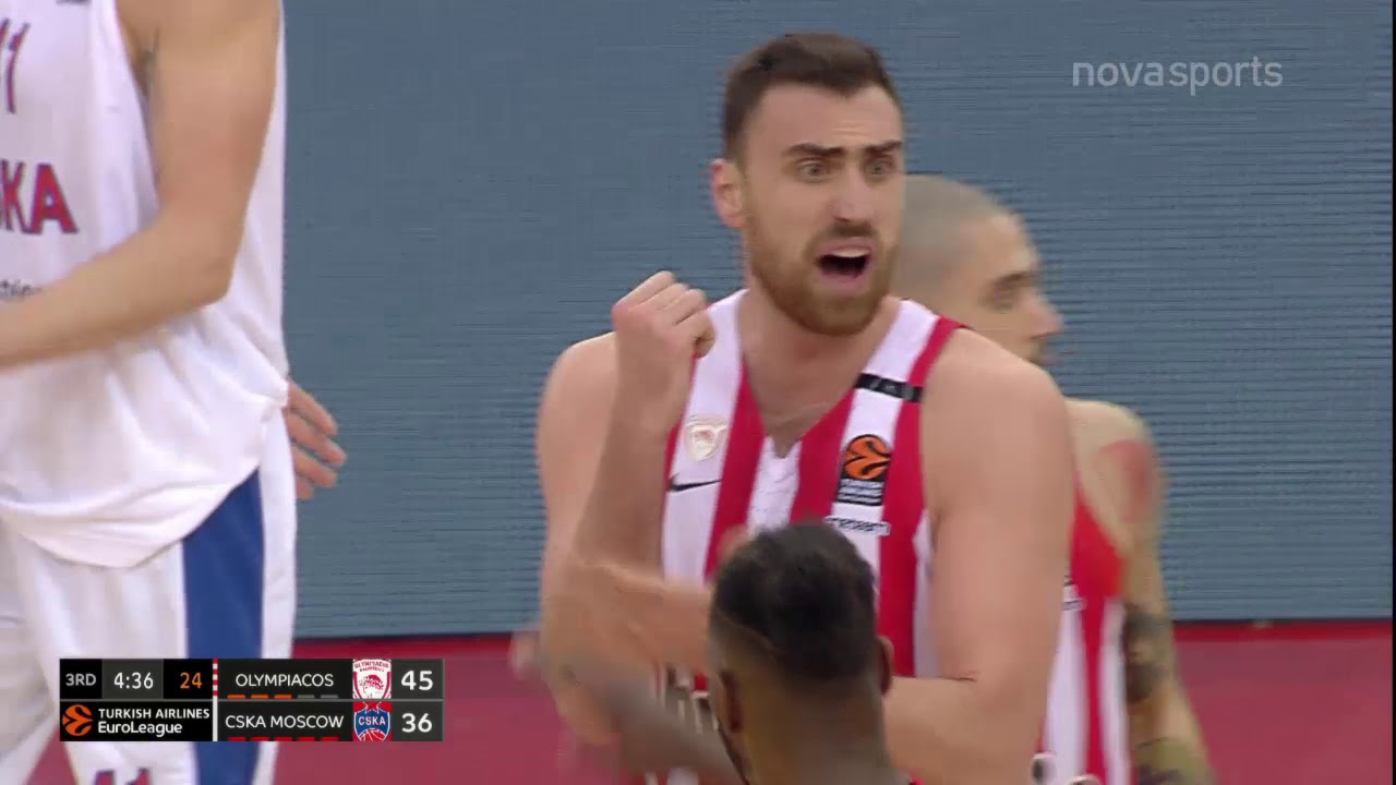 Ολυμπιακός - ΤΣΣΚΑ Μόσχας: 72-59 (HL)
