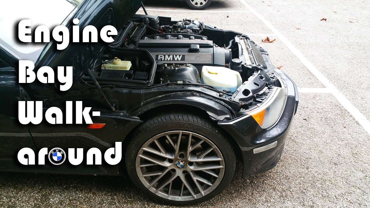 1997 BMW Z3 2.8 L - M52B28 Engine bay walk-around