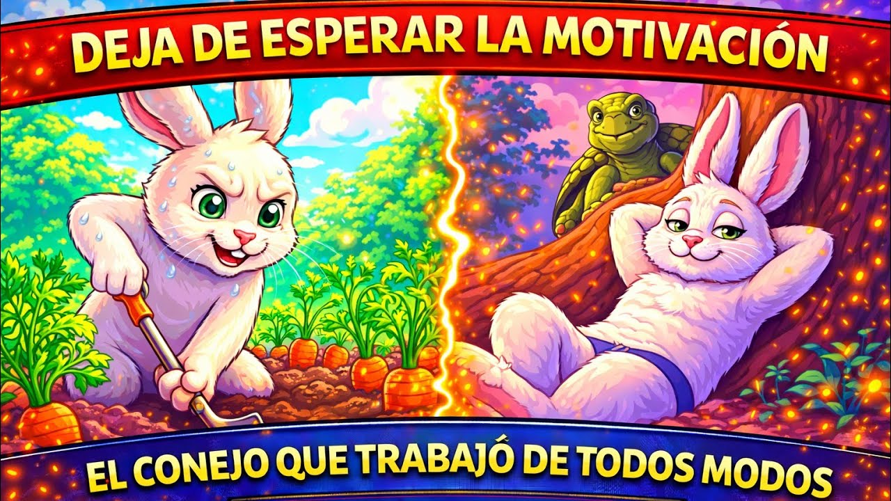 Deja de Esperar la Motivación | El Conejo que Trabajó de Todos Modos | Historia con Moraleja