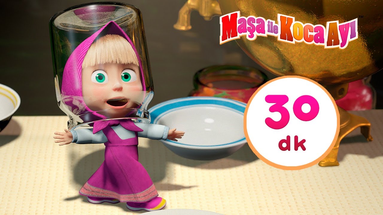 Maşa İle Koca Ayı - 🍒 Re&ccedil;el G&uuml;n&uuml; 🍇 Paket 12 🎬 30 dk