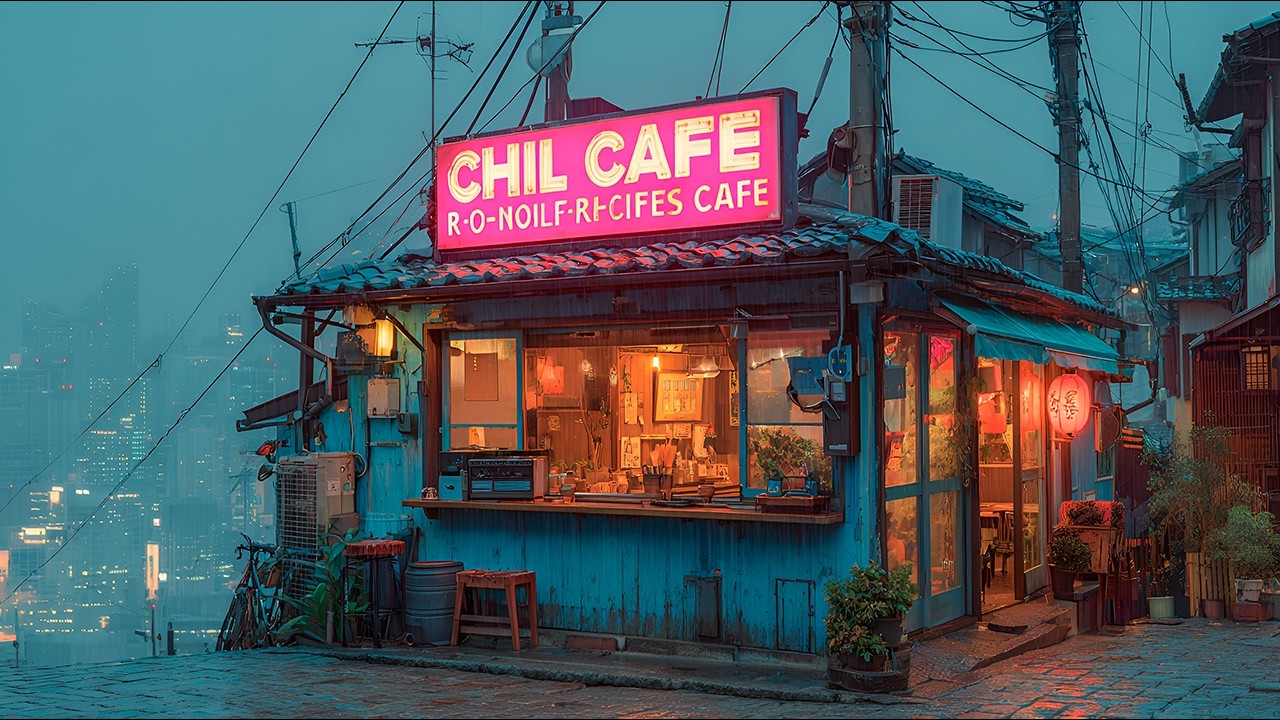 90s Lofi Chillhop 🌧️ Rainy Ambience for Late Night Study Sessions | 12 Hour Chill Mix