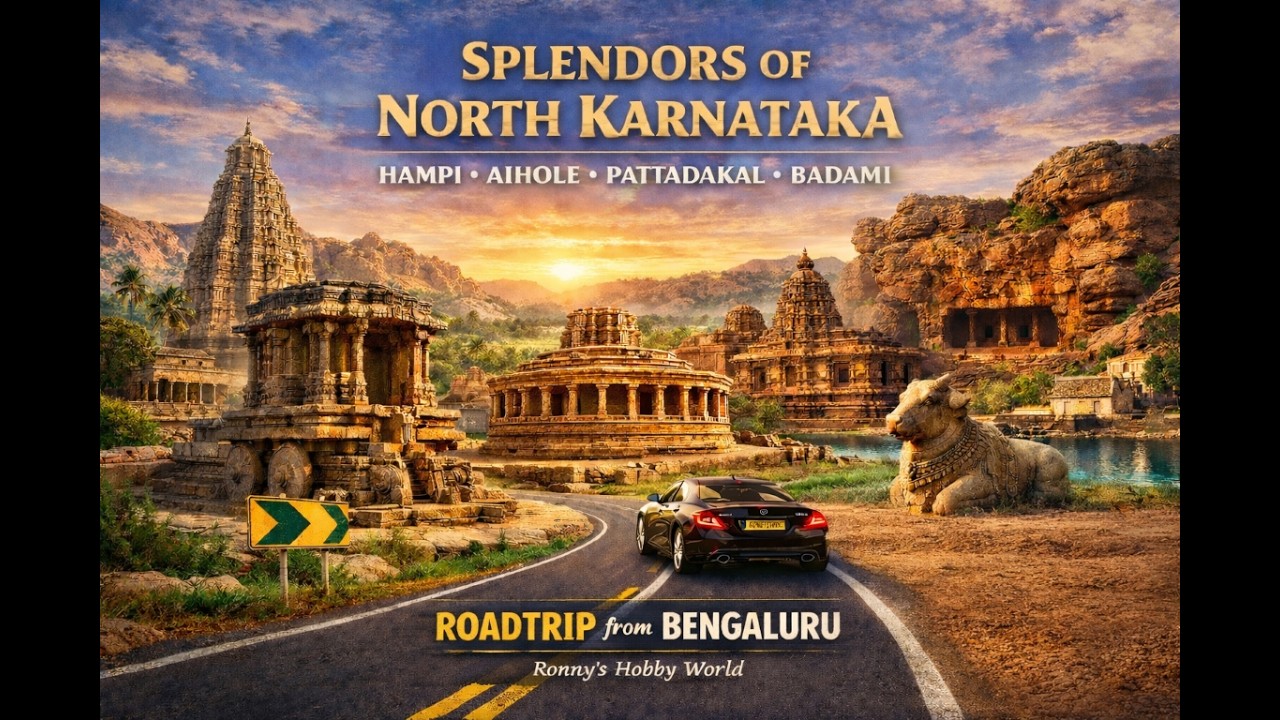 Karnataka Heritage Monuments| Hampi| Aihole| Pattadakal| Badami| Stone Chariot| Chalukyan Era|
