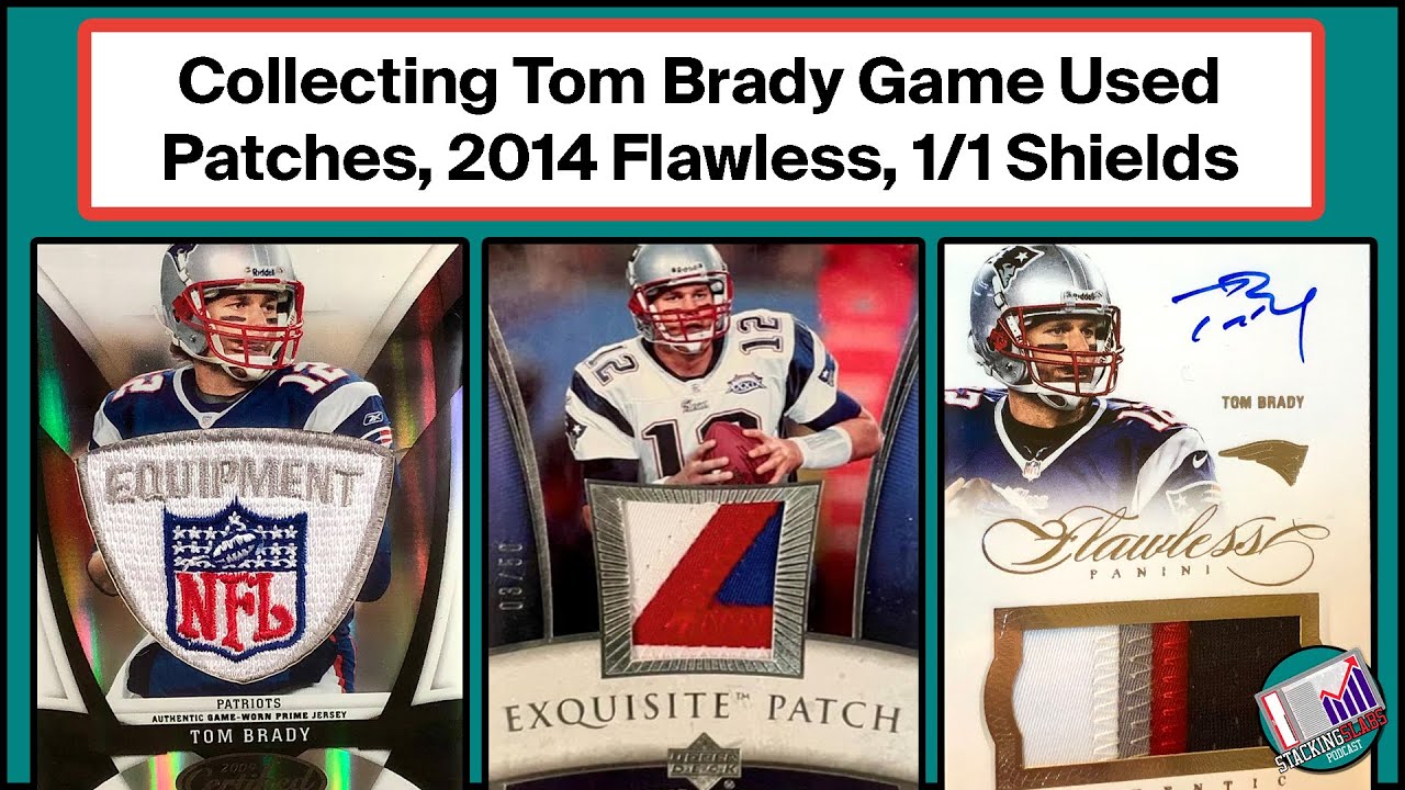 Collecting Game Used Patch Cards, 2014 Flawless, 1/1 Shields | Tom Brady, Peyton Manning