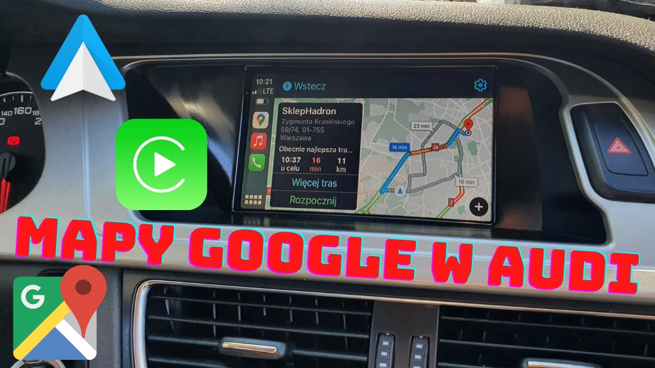 Android Auto / Apple CarPlay / MirrorLink / kamera cofania Audi A4 B8 (MMI 2G High)