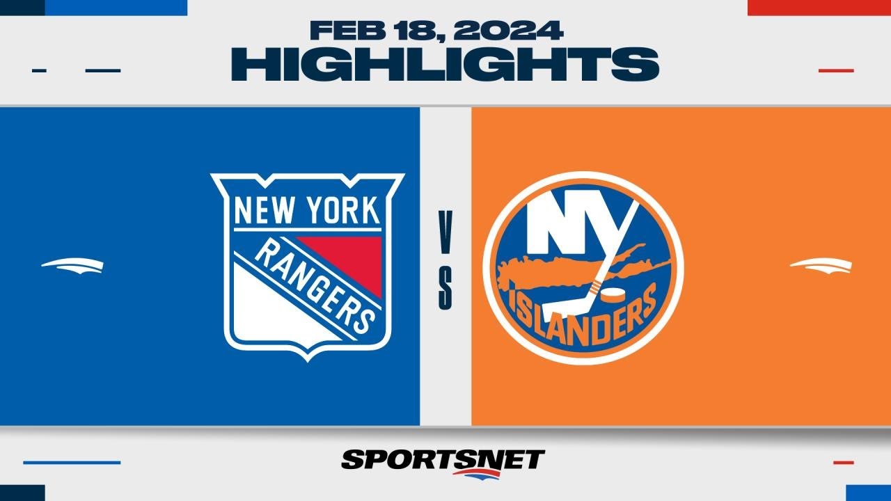 NHL Stadium Series Highlights | Rangers vs. Islanders - February 18, 2024