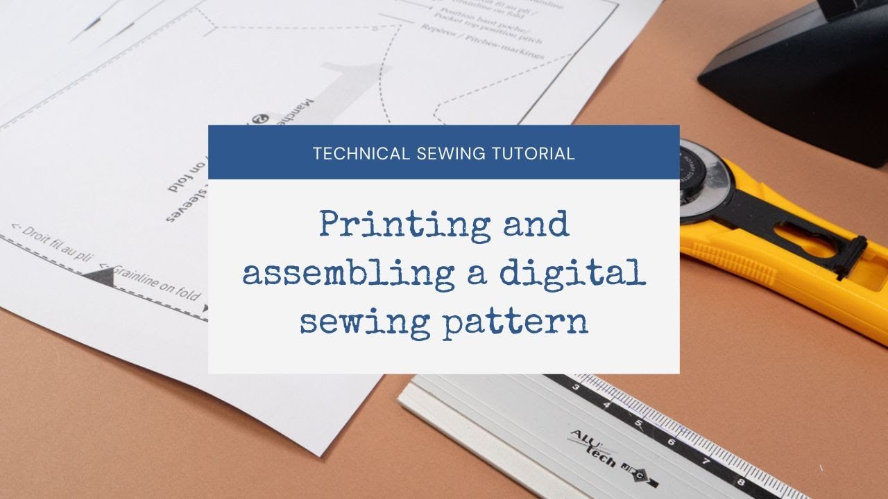 Printing and Assembling a Digital Sewing Pattern