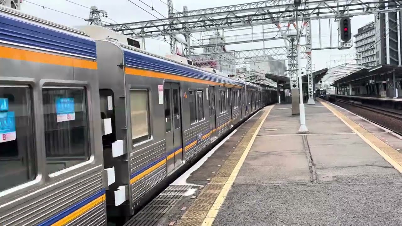 南海6511F+6509F 新今宮駅発車