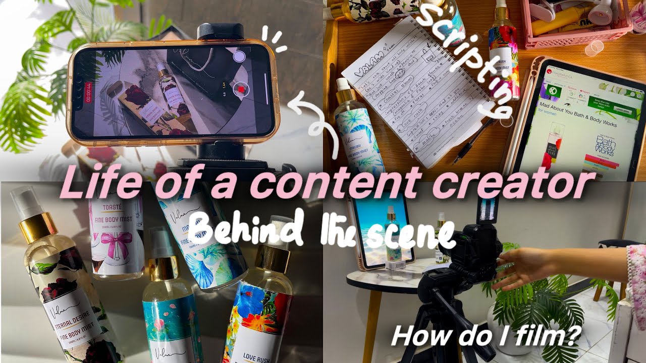 How do I film & plan content? (Life of a Content Creator) 🎥✨