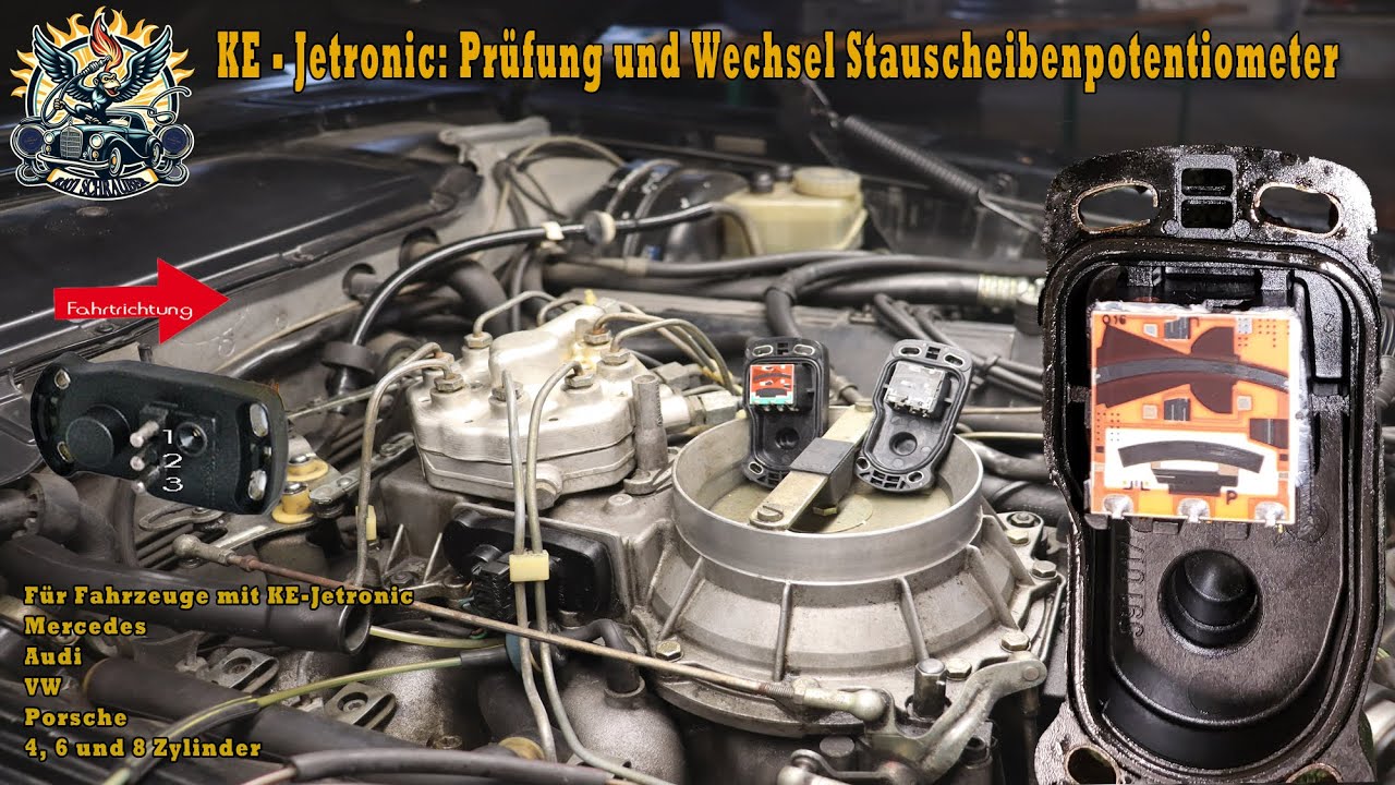 KE - Jetronic: Prüfung und Wechsel Stauscheibenpotentiometer - Audi, Mercedes, VW, Porsche