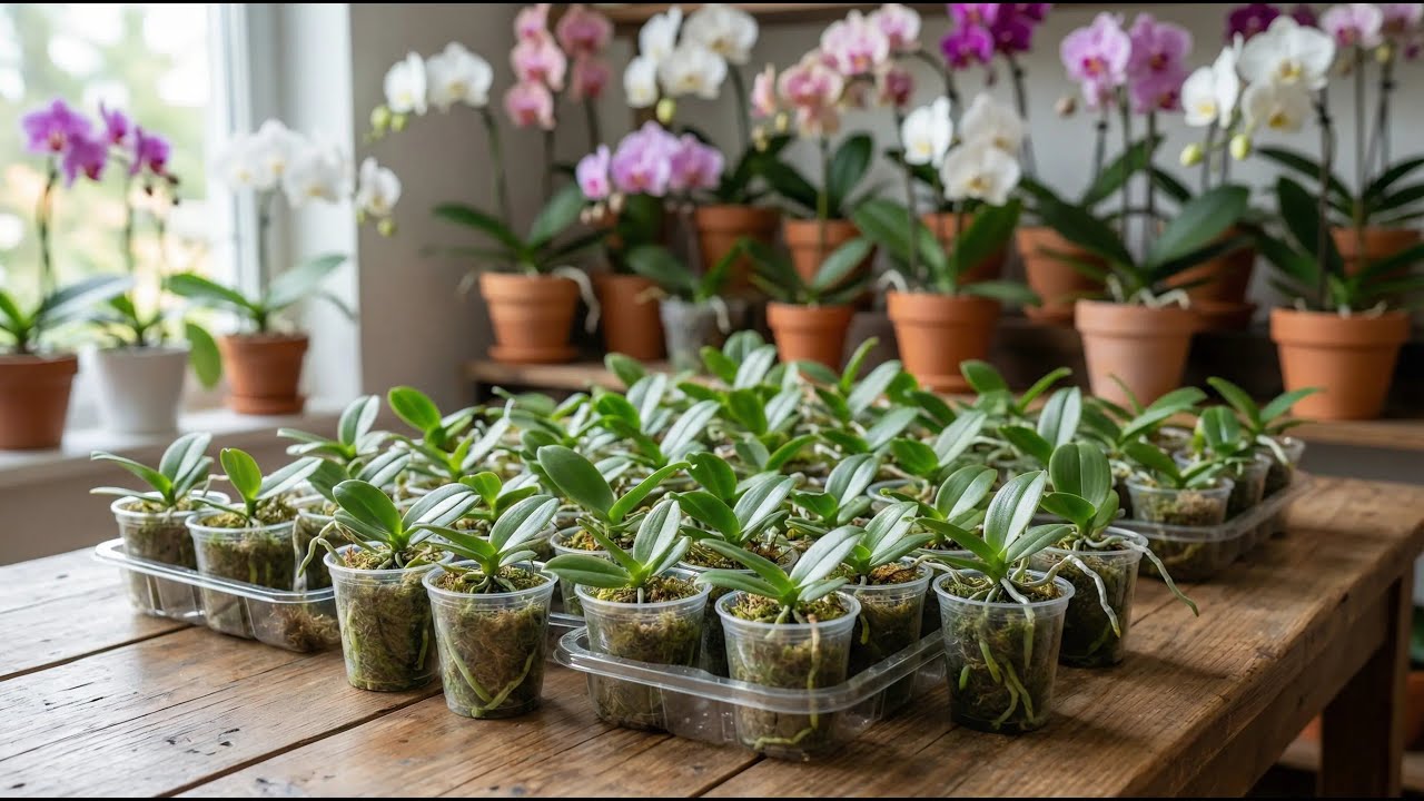 Try propagating orchids this way, the results are beyond expectations.