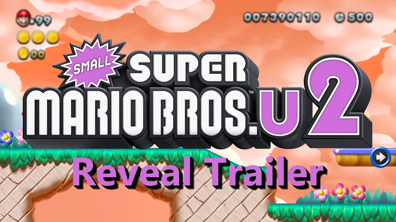 Small Super Mario Bros. U 2 - Reveal Trailer