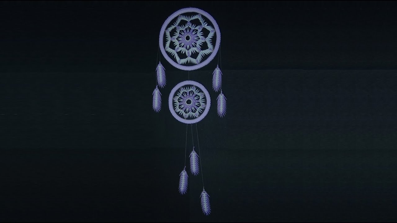 How To Make A 3D Origami Dreamcatcher
