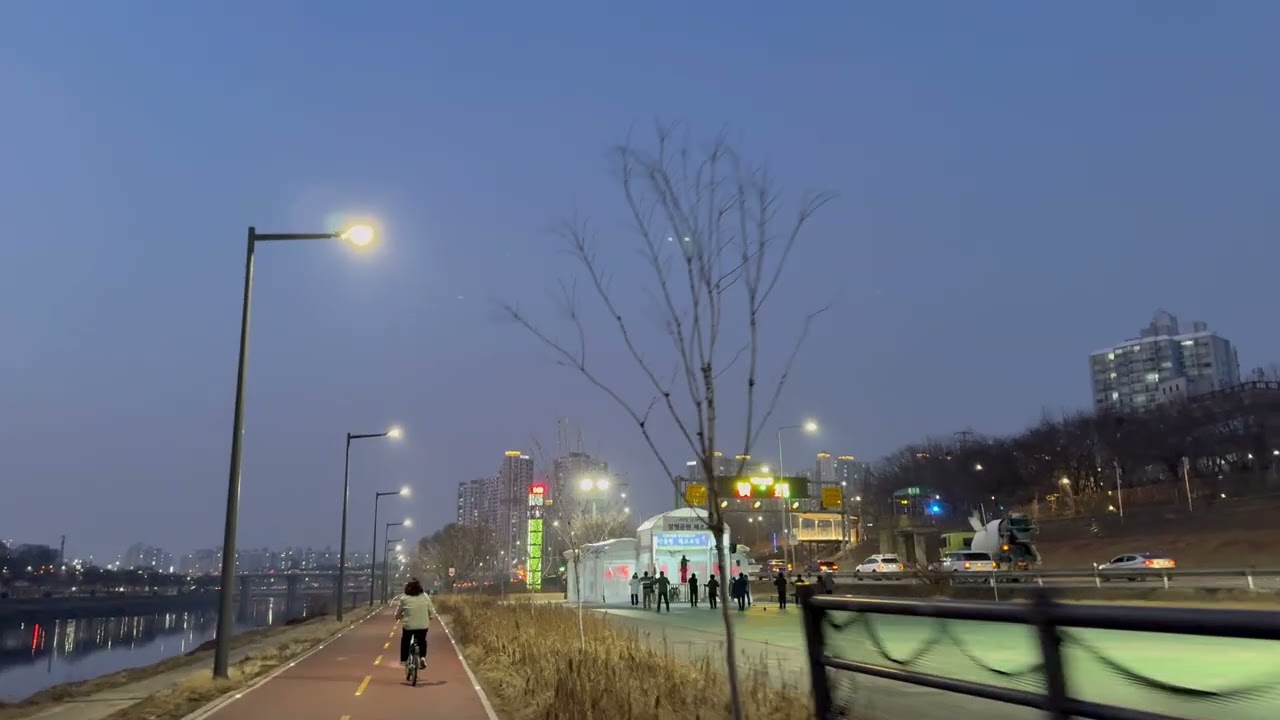 2026.02.11(Wed) 흑석-도봉산 따릉이 퇴근 라이딩 - Riding Back Home After Work(DDaReungYee Bicycle)