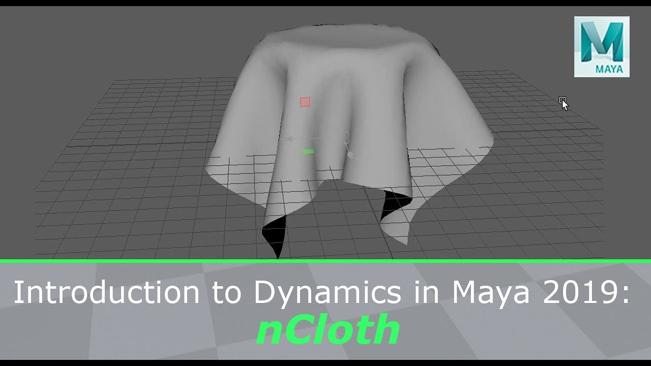 Введение в динамику в Maya 2019: nCloth (1/2)