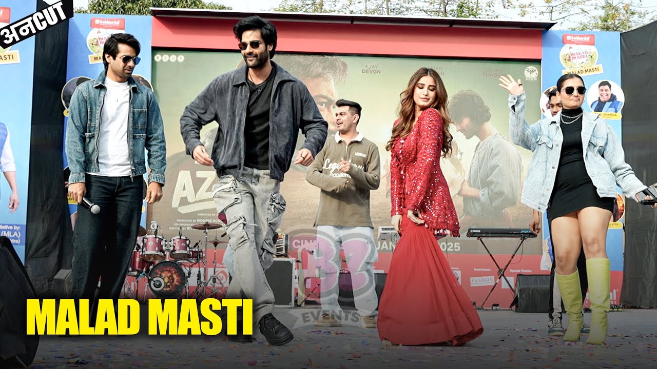 Rasha Thadani And Aaman Devgan Live Dance At Malad Masti | Promoting Their Film Azaad
