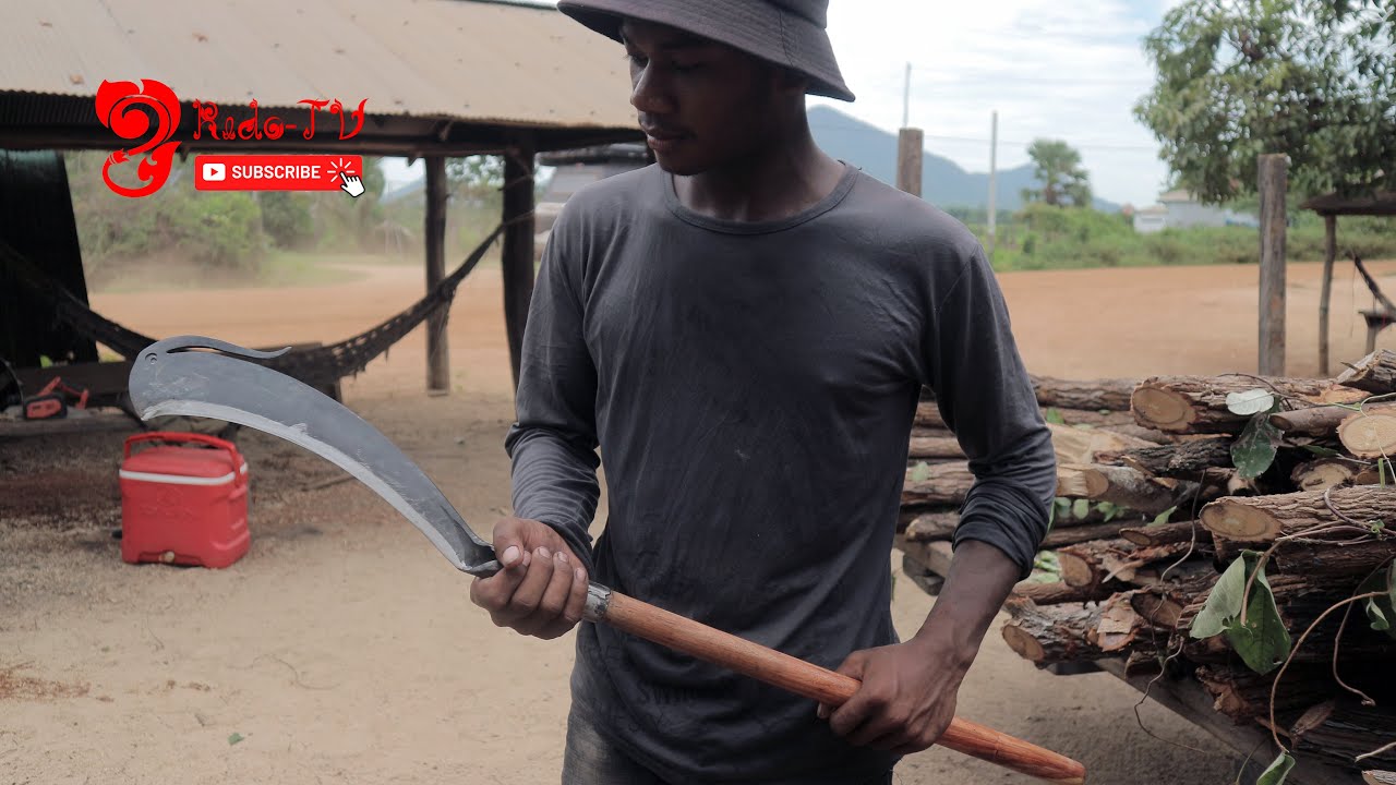 Blacksmithing | Forging a Strong Machete Blade and Super Sharp