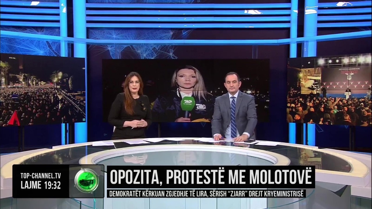 Top Channel/Molotovë e fishekzjarre! Opozita 