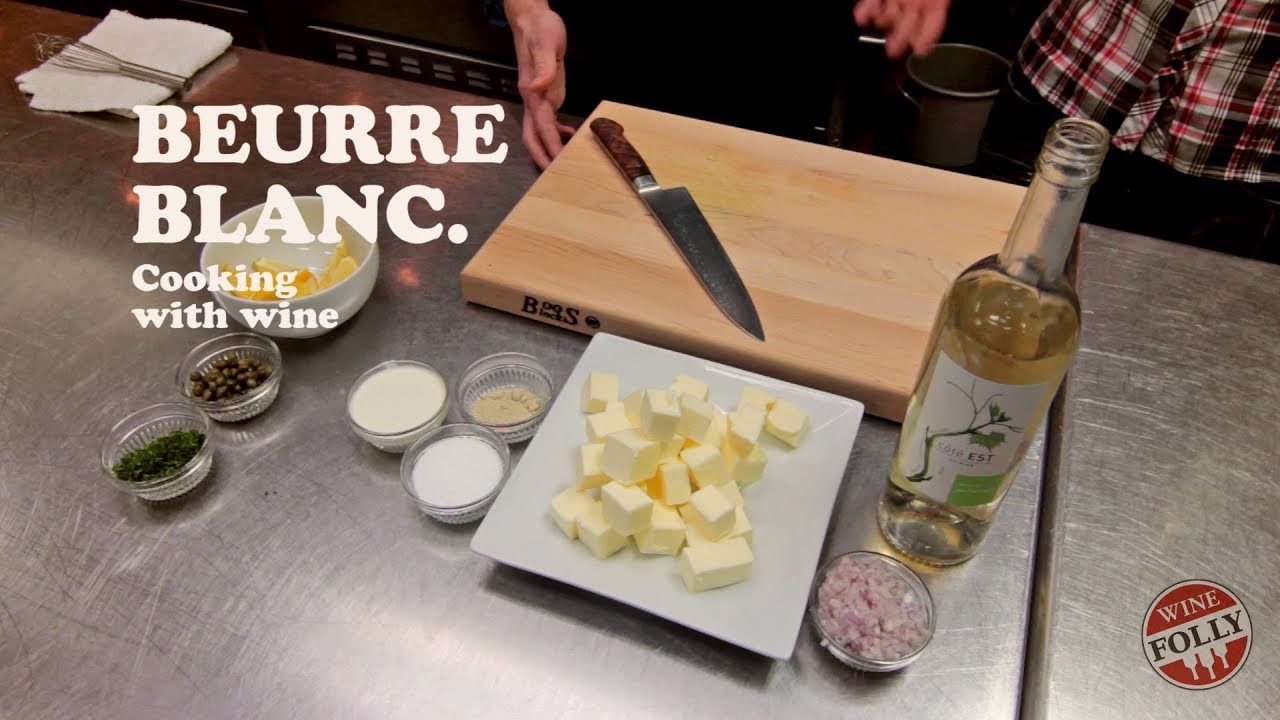 Chef shows their Beurre Blanc Sauce Recipe