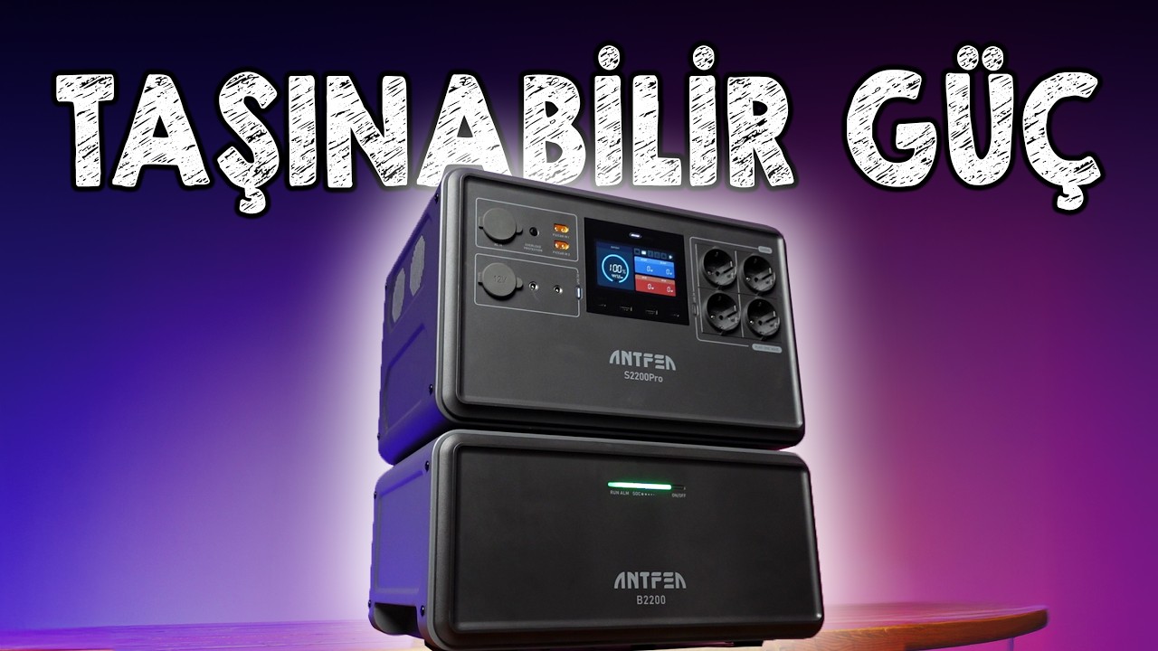 Antfea -Technicall Kerem Çilli S2200 Pro Taşınabilir Güç Kaynağı, İstiflenebilir Akülerin incelemesi