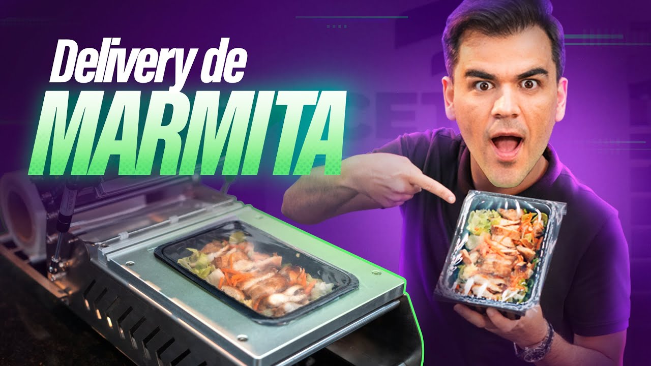 A Bandeja de Marmita PERFEITA para Delivery! | Seladora de Bandejas CMSM T-170 T
