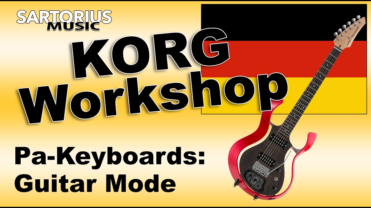 Der Gitarrenmodus in den KORG Entertainer-Keyboards (#01)
