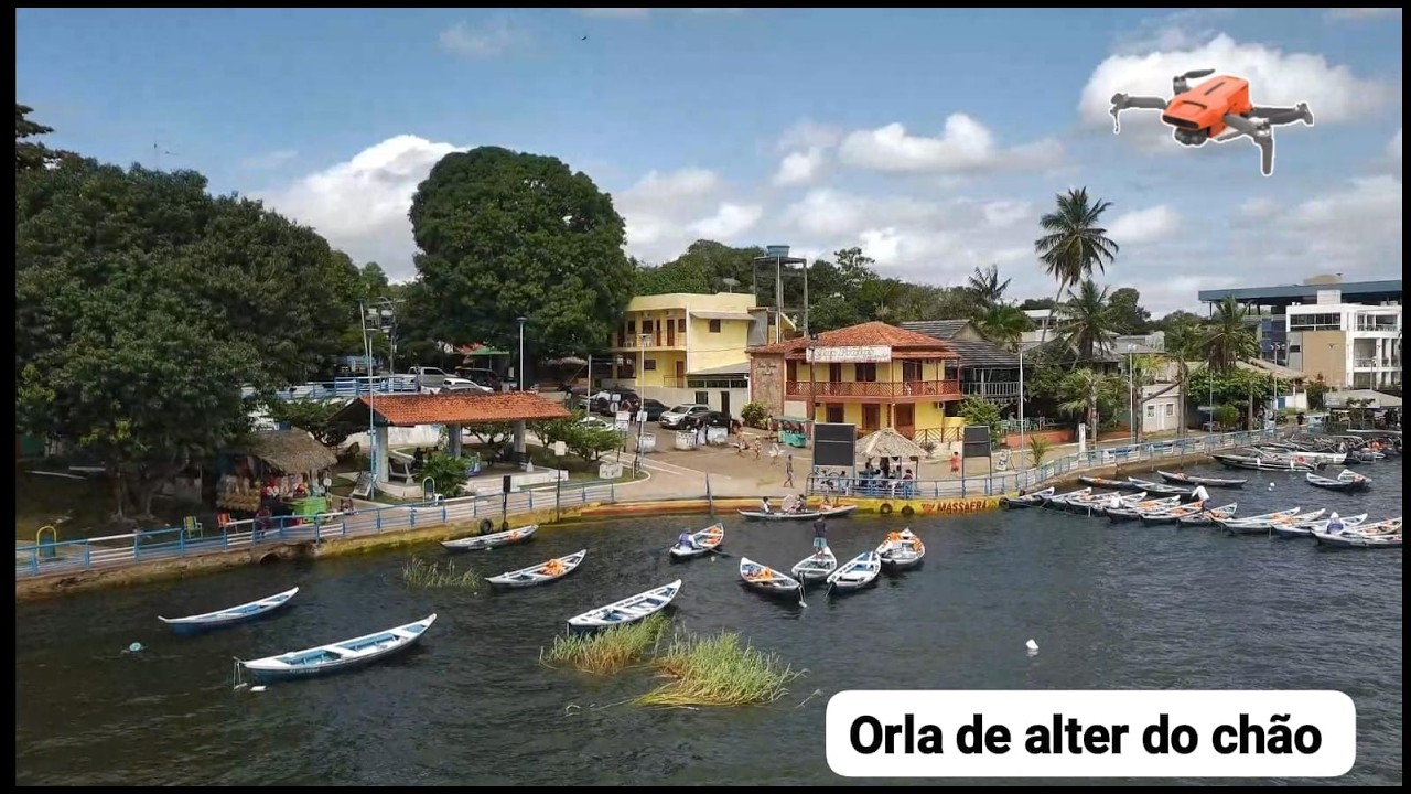 vôo na orla de alter do chão