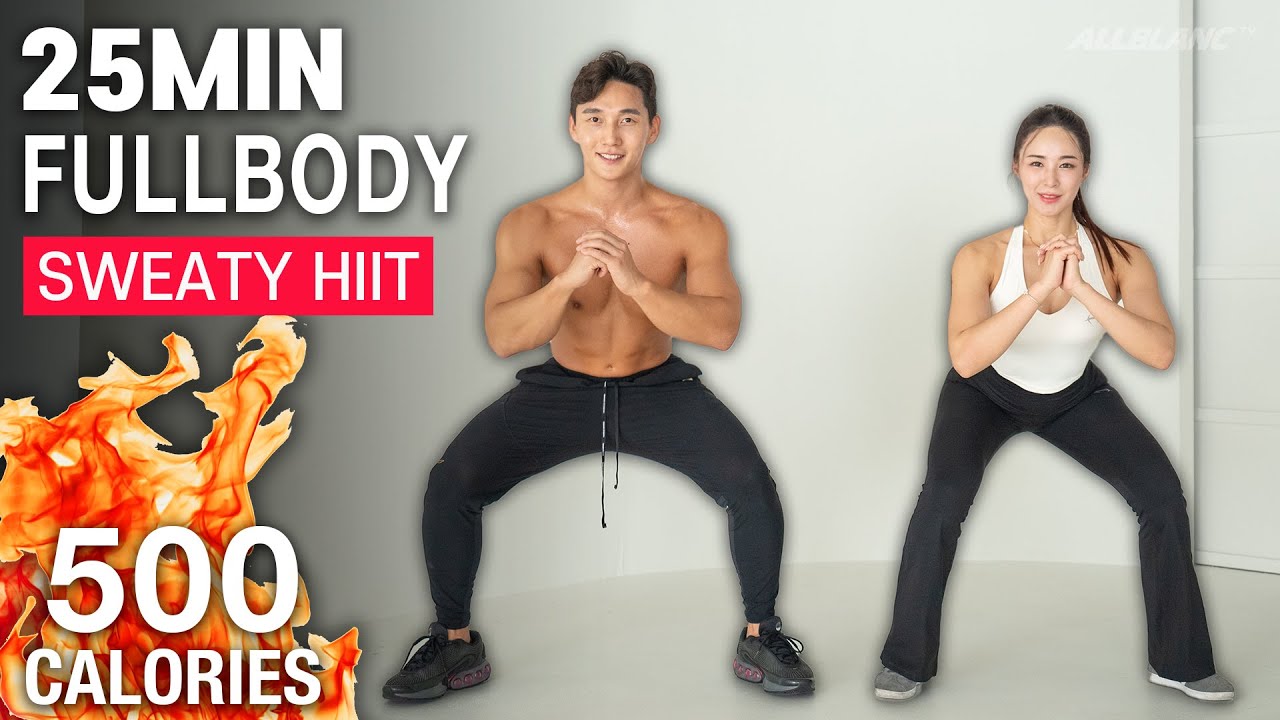[땀범벅🔥] 체지방이 불타는 매운맛 25분 전신 운동 | 25MIN SWEATY HIIT FULLBODY WORKOUT with @애(愛)송이tv
