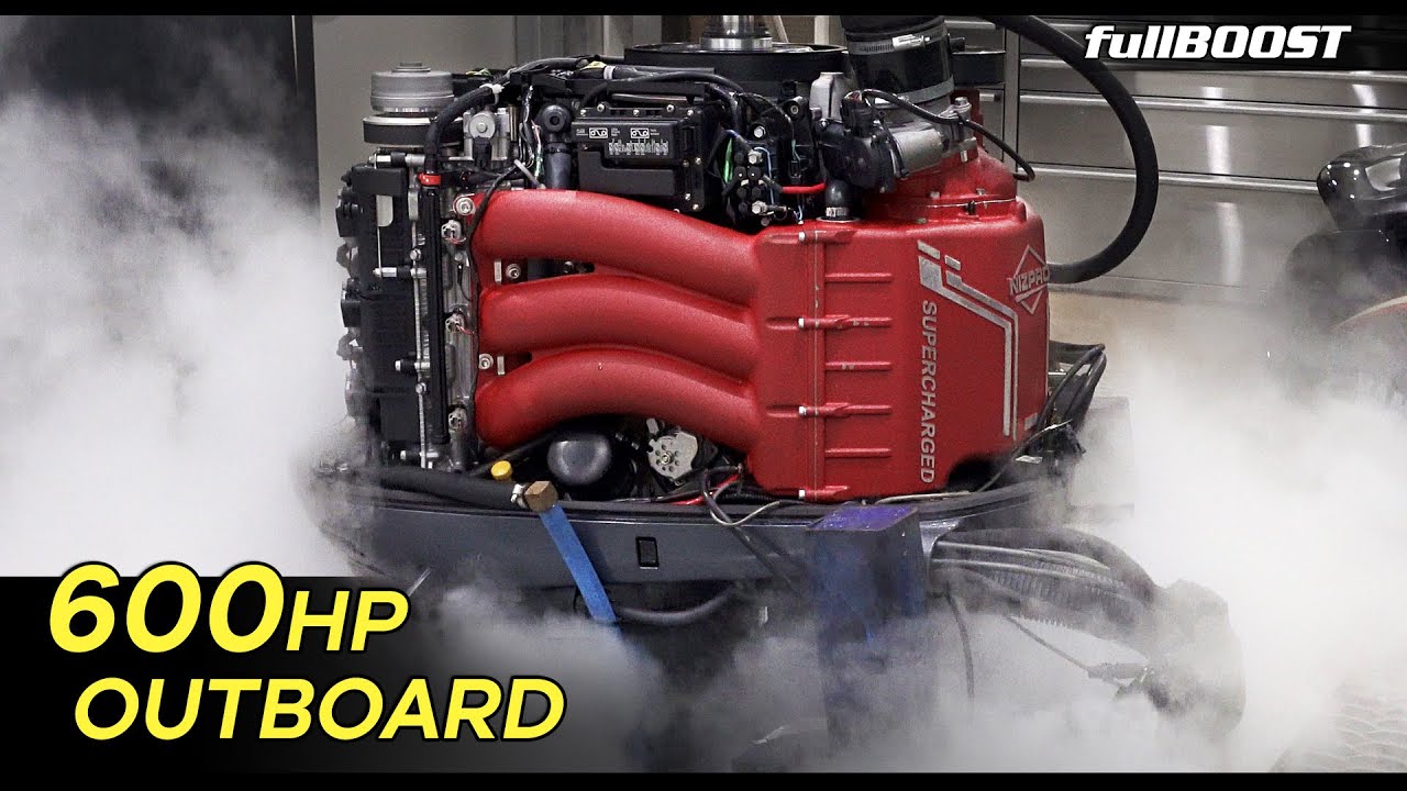 We visit a Marine engine dyno - Supercharged outboards with Nizpro Marine | fullBOOST