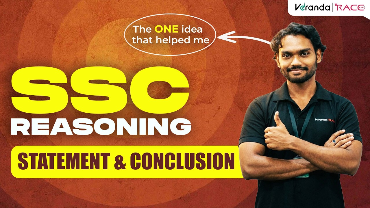 Reasoning Tips For SSC Exams | Reasoning For SSC Exams | Veranda Race #ssc #reasoning