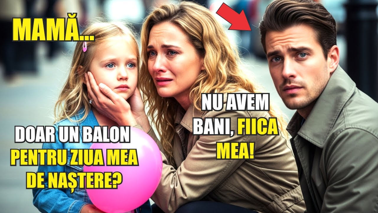 O MAMĂ SĂRACĂ CUMPĂRĂ UN BALON CU 3 LEI PENTRU FIICA EI, UN MILIONAR VEDE TOT ȘI FACE CEVA NEBUNESC