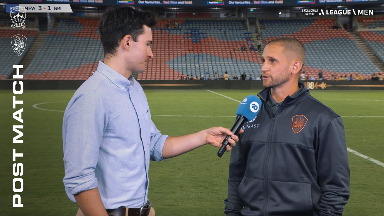 Ben Cahn | Post Match | Newcastle Jets v Brisbane Roar | Isuzu UTE A-League Men R12