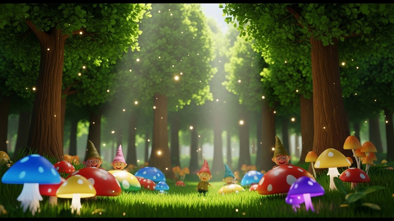 Little Gnome Mushroom Dance | Fun Kids Song | Preschool Sing Along