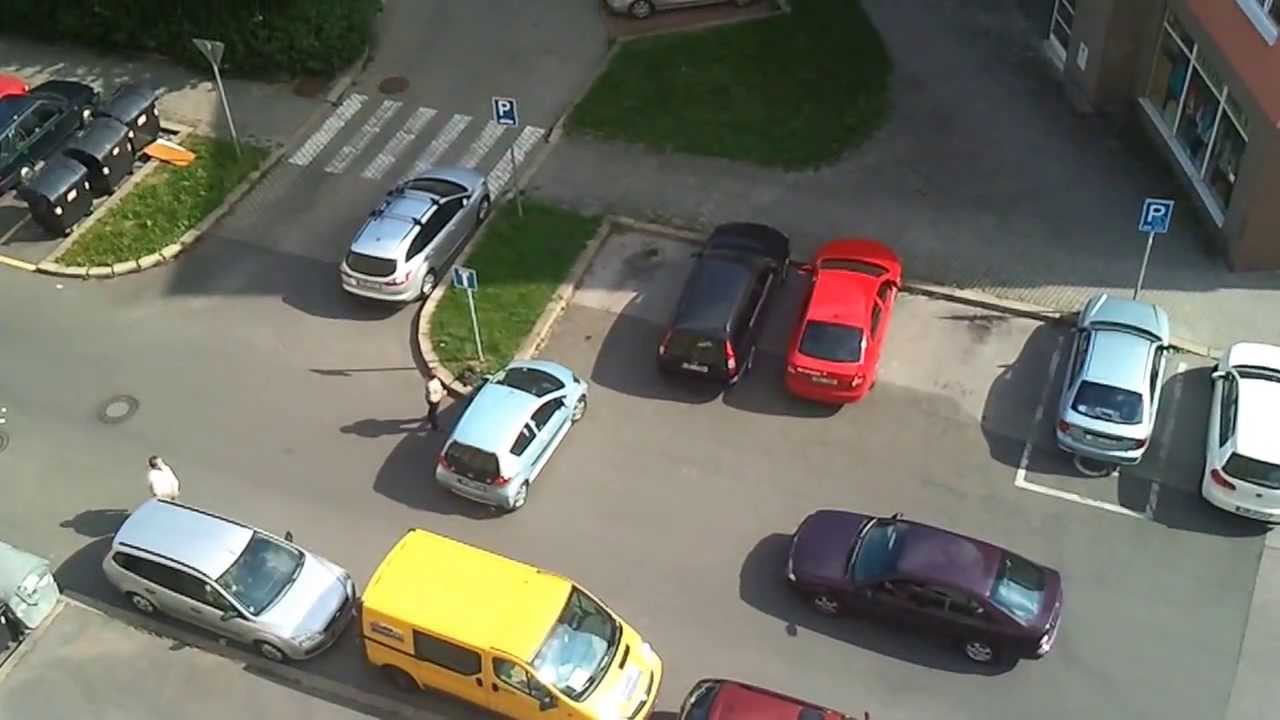 Parkujeme - žena za volantem