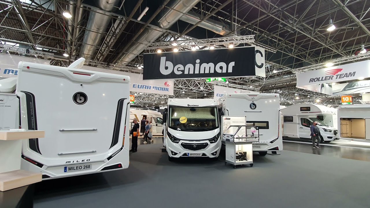 Benimar motorhome range at Caravan Salon Dusseldorf