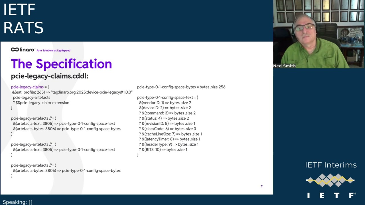 IETF interim: Remote ATtestation ProcedureS (RATS) 2026-02-09 15:00